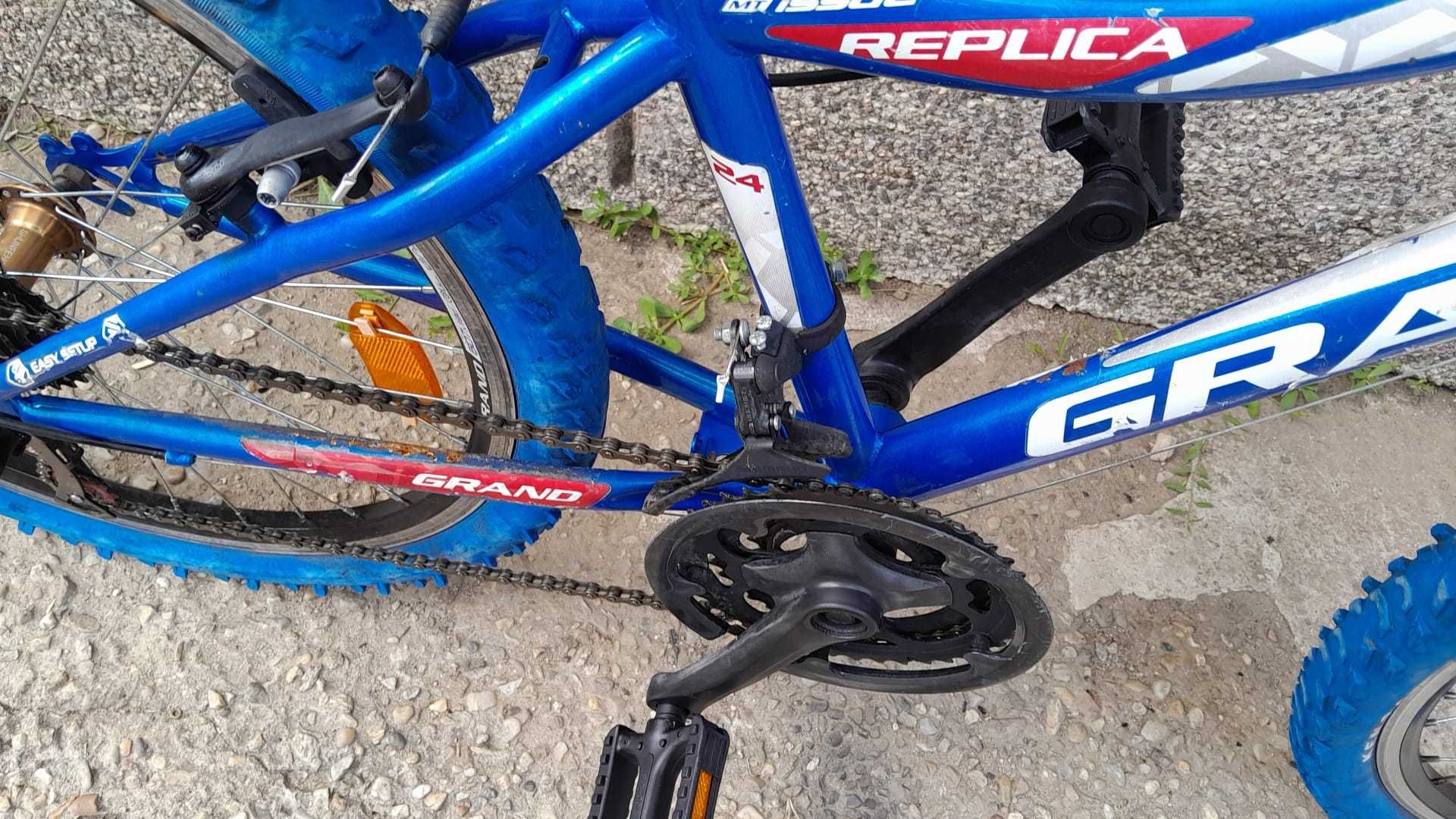 Bicicleta copii (9-14 ani ) Grand, 24 inchi, 18 viteze, Shimano