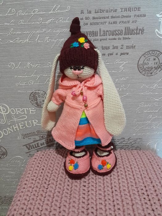 Подарок  зайка тильдо