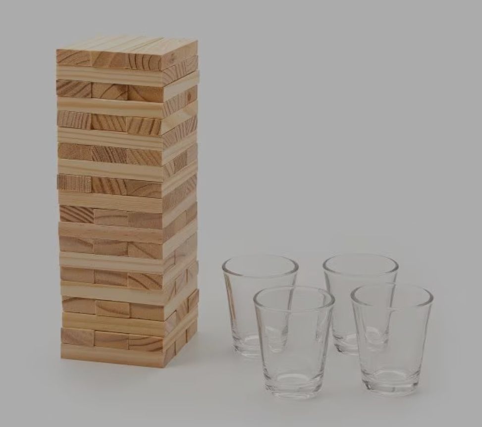 Party brick tower board game/Настолна игра дженга с шотове 18+