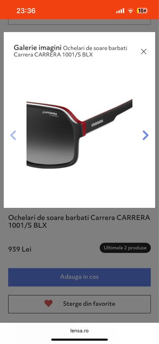Ochelari de soare barbati  CARRERA 1001/S BLX