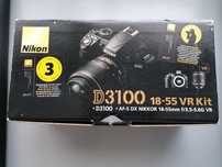 DSLR Nikon D3100, Obiectiv 18-55mm VR, shutter count 7.245/ 100.000