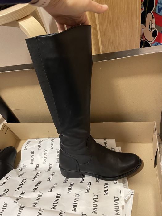 Дамски ботуши от естествена кожа Muvid shoes