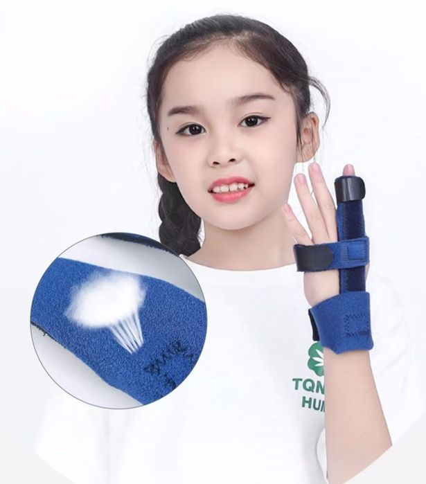 Детский Ортез для пальцев рук фиксатор после перелома вместо гипса кор