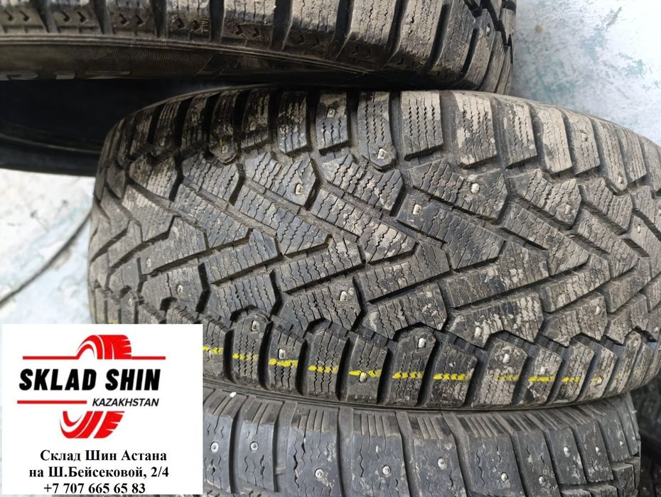 Б/у зимние шины (липучки, шипы) 235/55/17 Европа и Япония