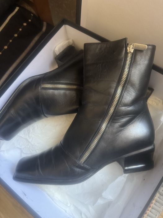 Женские полусапожки кожаные (зима)