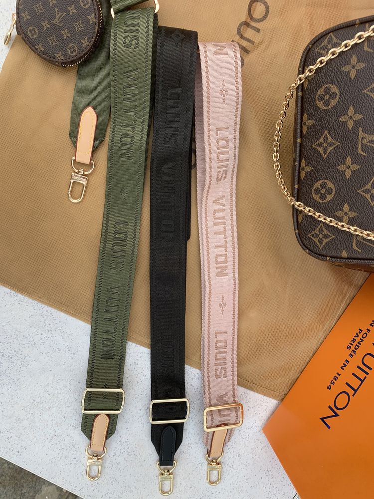 Geanta LOUIS VUITTON Multi Pochette curea verde