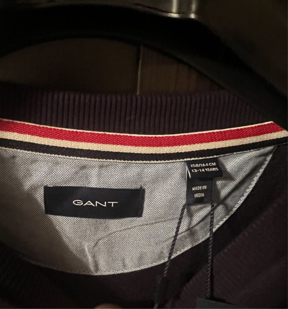 Gant bluza, culoarea albastra