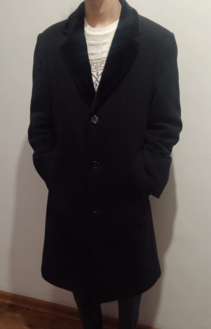 Модное мужское пальто, р 48