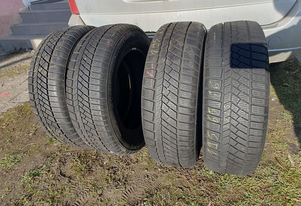 Vând 4 anvelope Continental 195/65 R16, M+S