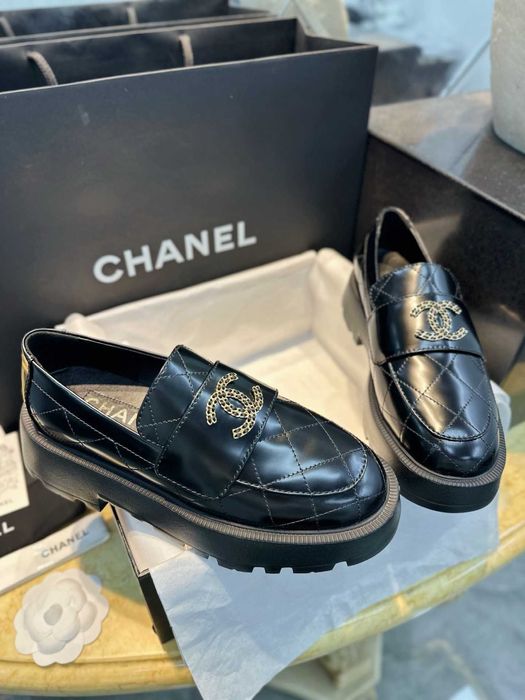 Mocasini Chanel 100% piele naturala premium prezentare completa