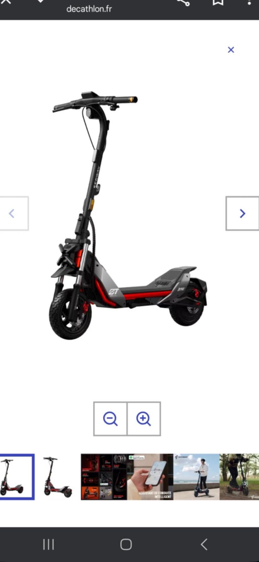Vând trotinetă segway zet 3 pro noi