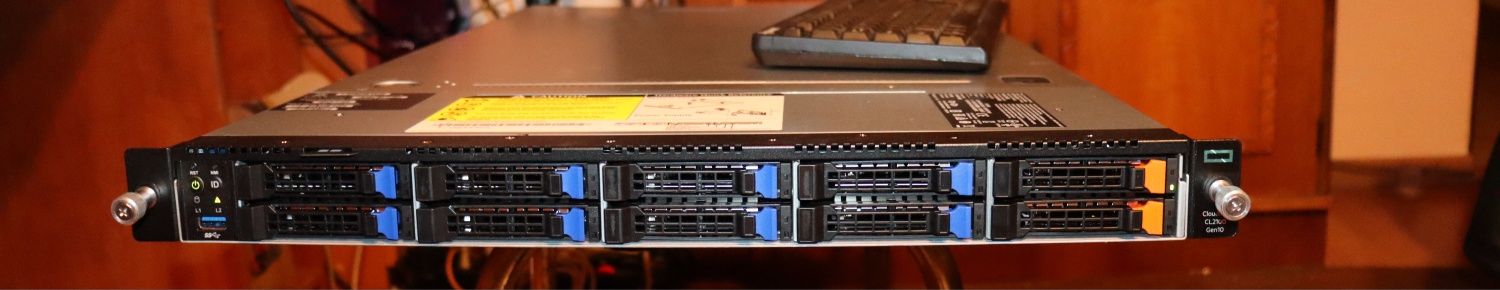 Server HPE CL2100 Gen10 36Cores 2XGold 128Gb  10x2.5"[2xNVMe] NOU