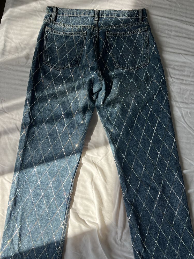 Дънки с камъни Zara