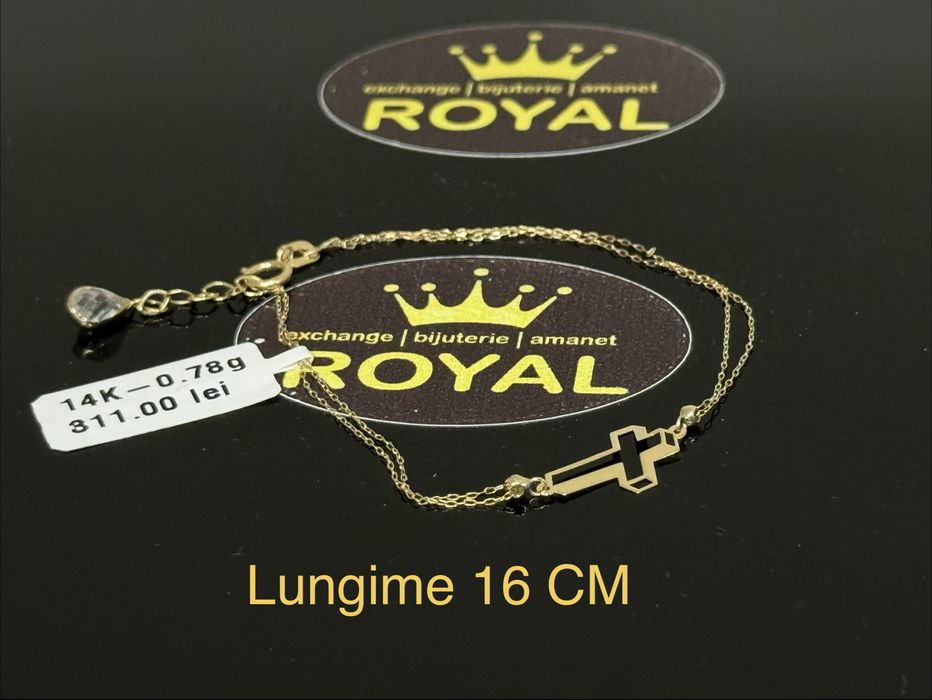 Bijuteria ROYAL : Bratara AUR 14K / 0.78 GR