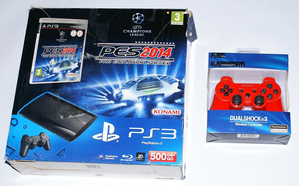 PS3 500GB PlayStation Видео Игра Плейстейшън 3 ПС3 с кутия и игри
