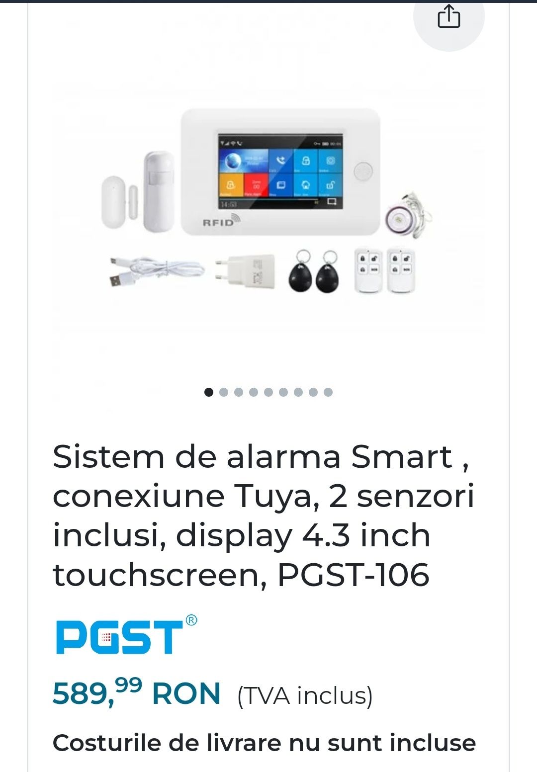 Vand sistem alarma smart