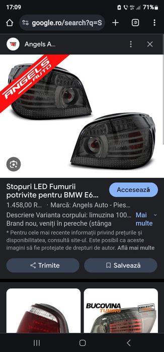 Stopuri Led Bmw 520