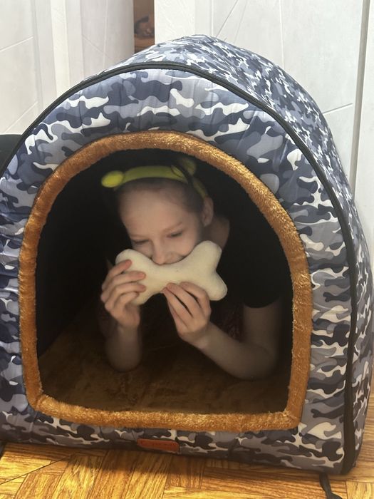 Зимняя утепленная будка для большой собаки