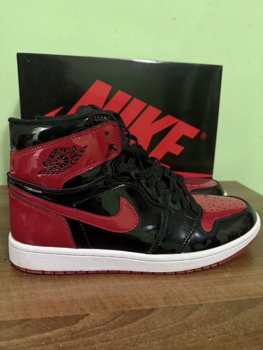 Jordan 1 high Patent Bred