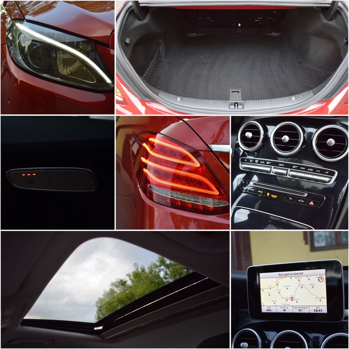 Mercedes Benz C200 ~Trapa~Led~Euro6~Culoare Deosebita~