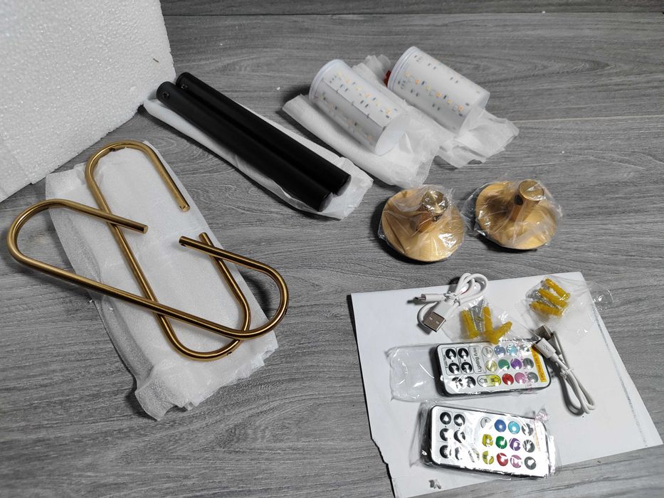 ПРОМО ! Комплект 2 броя LED модерни акумулаторни лампи за стена !