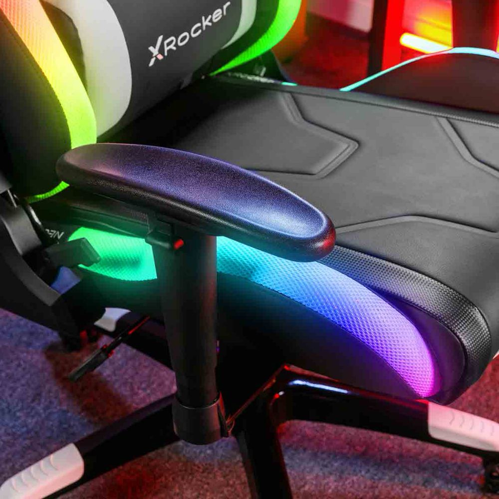 Scaun Gaming X Rocker Agility Rgb Esports cu lumini LED Neo Motion Nou