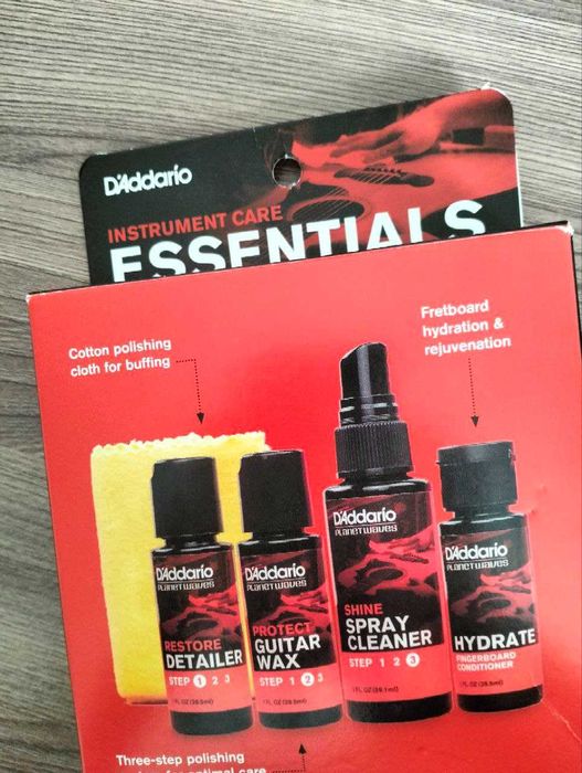 Набор для ухода за гитарой D'Addario Instrument Care Essentials