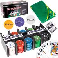 Комплект за игра на Покер сет TEXAS