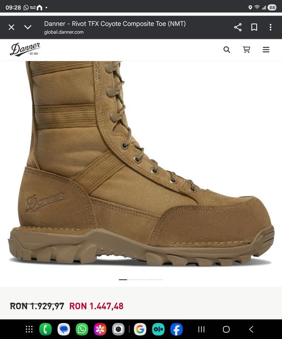 Bocanci iarna danner 38