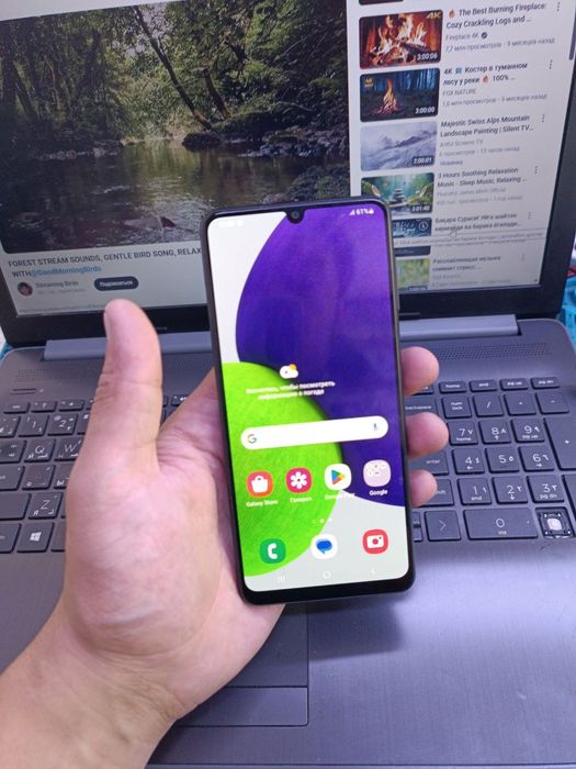 Samsung a22 4/64gb aybi yoq toza telfon