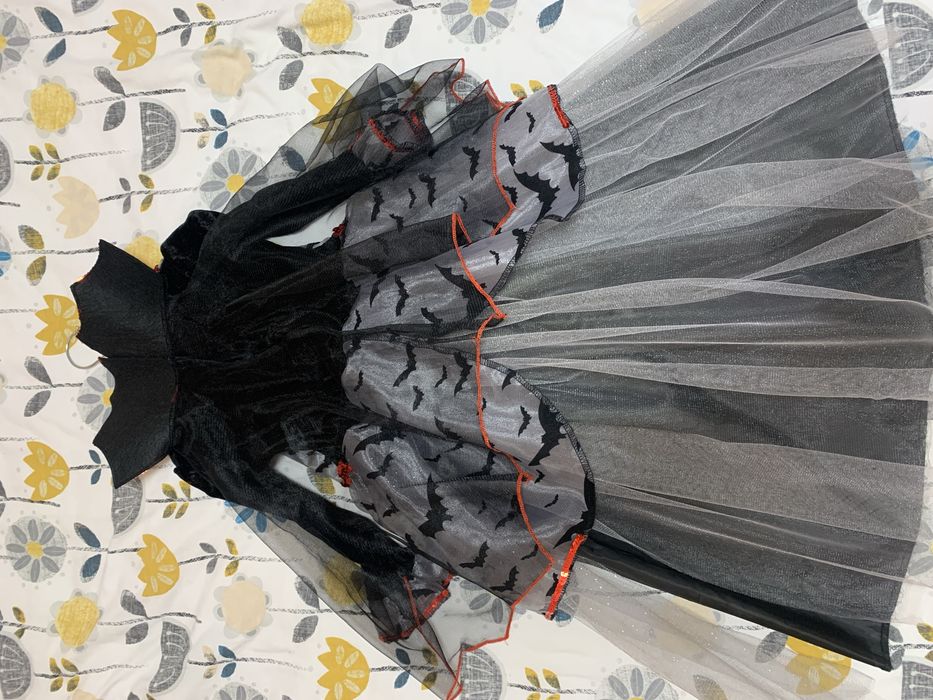 Rochie vampir Halloween marime 110/116