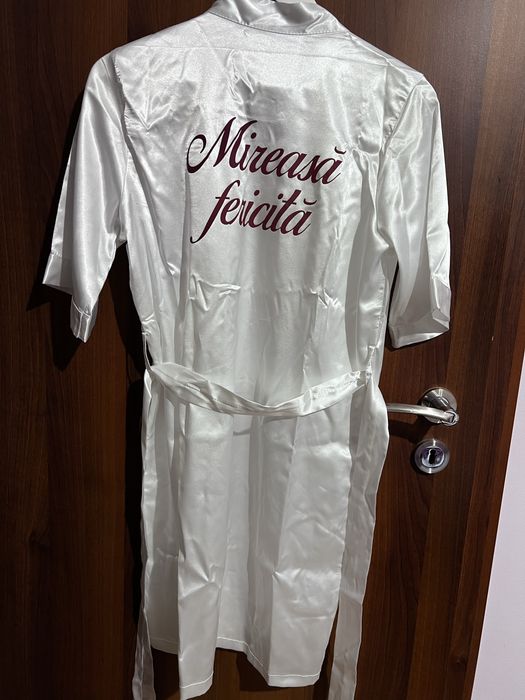 Halate mireasa satinat