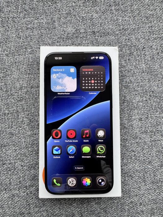 Iphone 15 Pro Max 256GB Black Titanium garantie