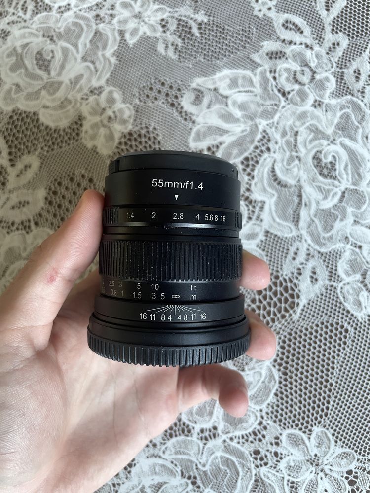 7Artisans 55mm f/1.4 обектив за L-mount Panasonic/Leica