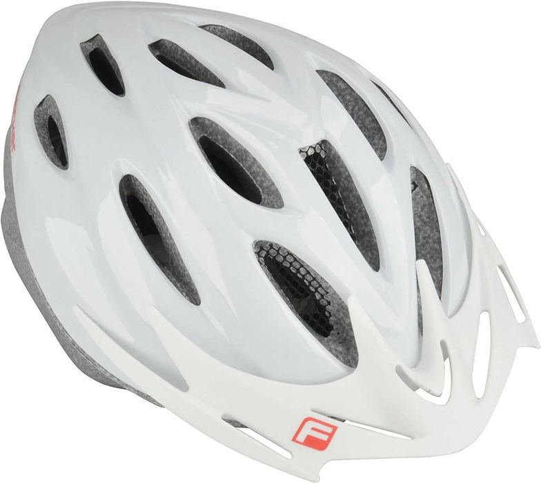 Casca Ciclism,Fischer ,Full White, Vision, Marime S/M 53-57 cm , LED