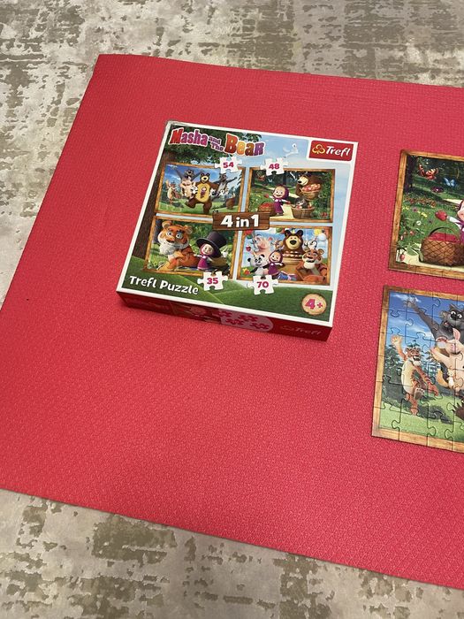 Puzzle 2 x cutii Trefl 4 ani+
