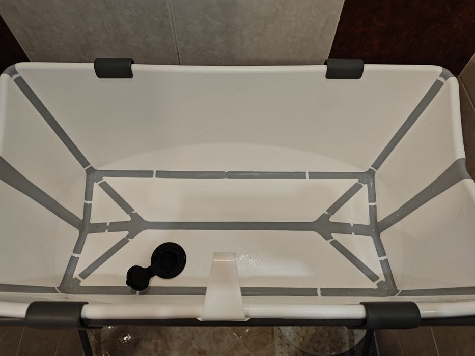 Вана със стойка Stokke flexi bath + подложка новородено