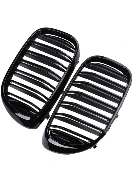 Set grile grila duble simple negru lucios M Bmw Seria 7 G11 G12 camera