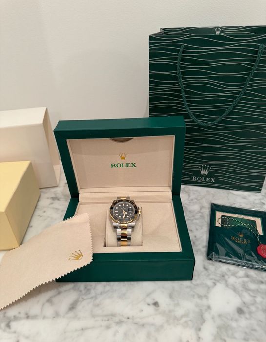 Ceas Rolex Automatic Submariner Silver-Gold Oystersteel Datejust 41MM