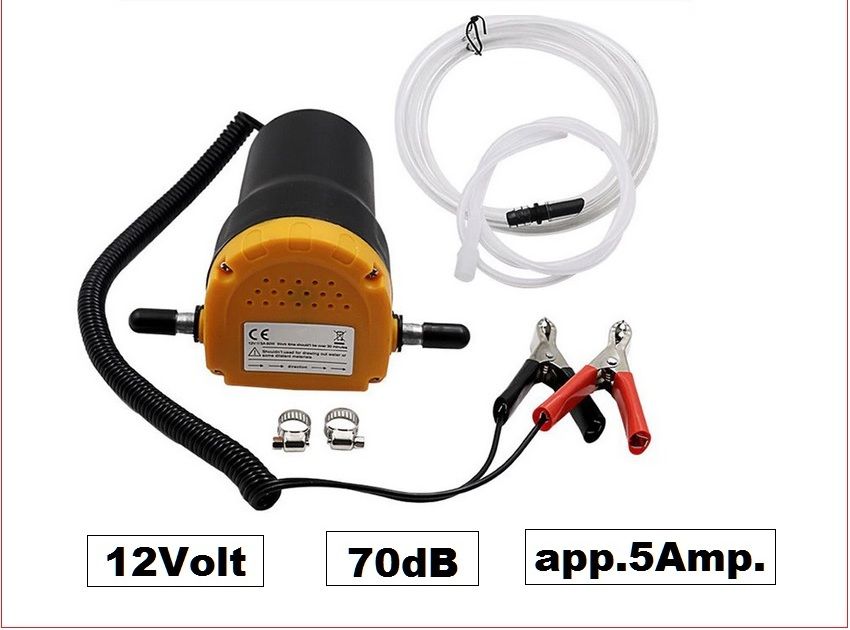 Мобилна електрическа помпа за източване на масло вода гориво 12V