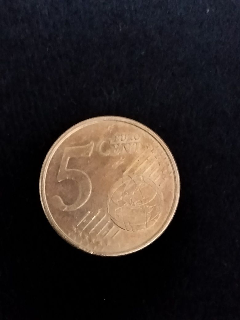 Moneda de 5 eurocenți din 2010.