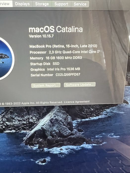 Macbook pro 15 Retina 2013 i7 16gb Nvidia 750