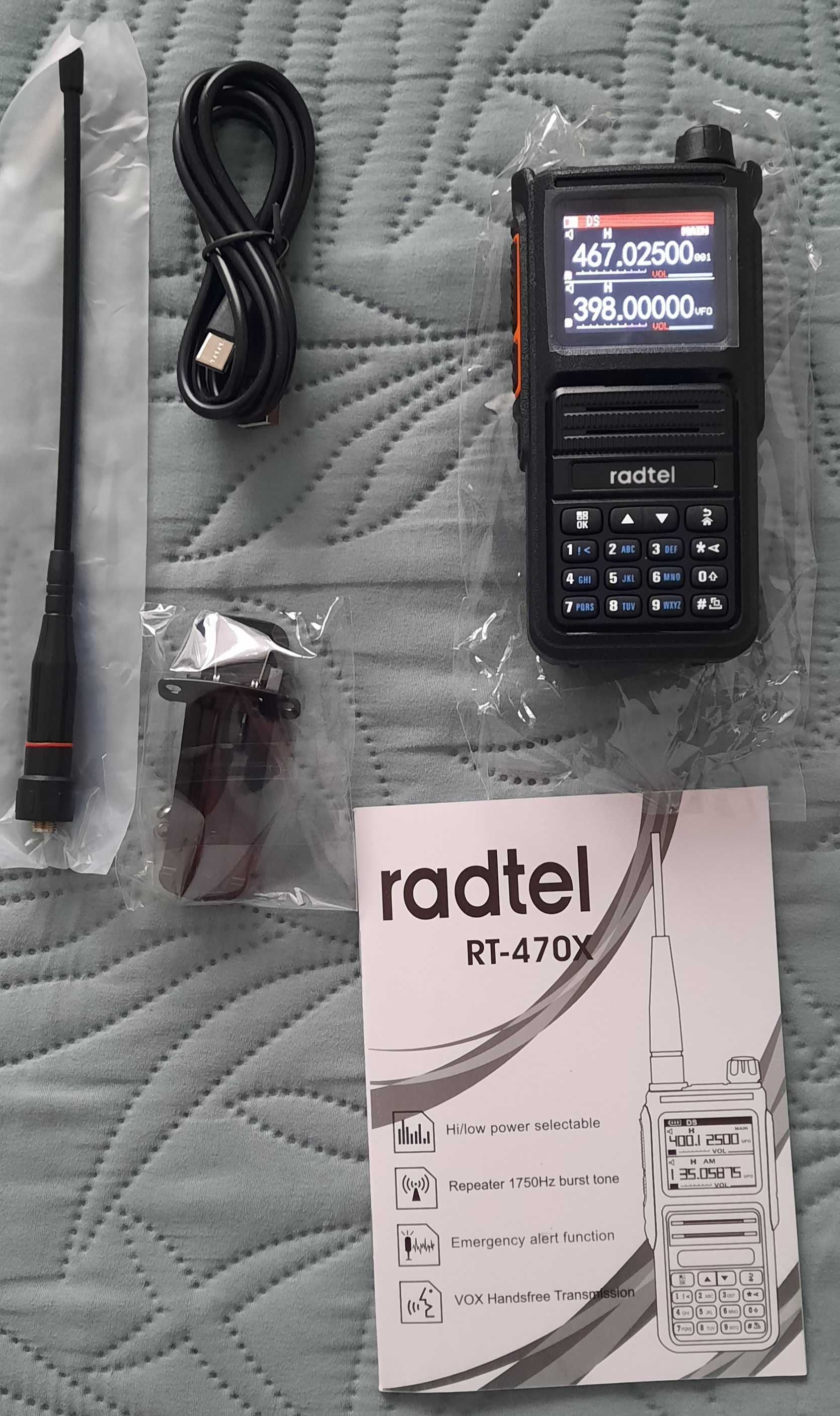 Statie emisie receptie noua Radtel RT-470X Multi-bands Walkie-Talkies