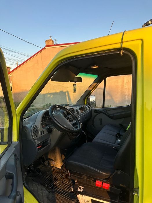 Platforma auto mercedes sprinter 2004 2.2cdi cabina dublă 6loc troliu
