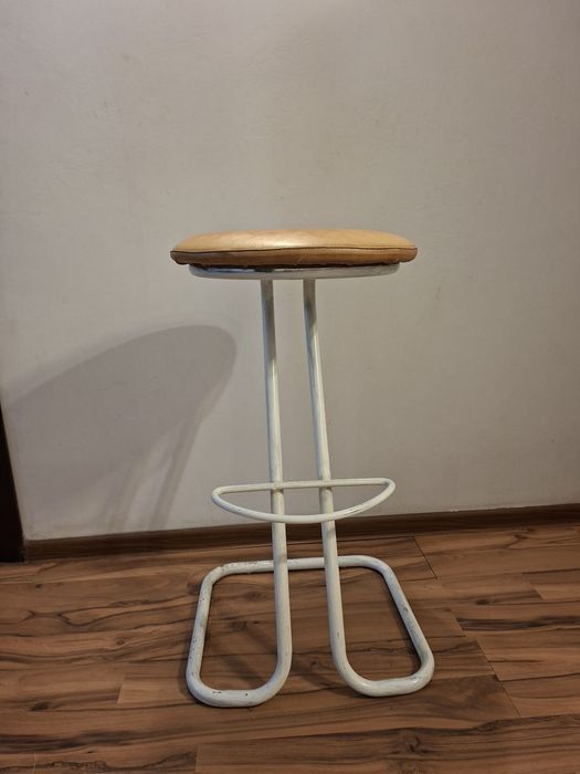 Scaun bar înalt crem