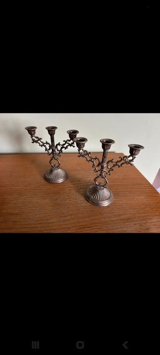 Suport lumanari cu 3 picioare vintage