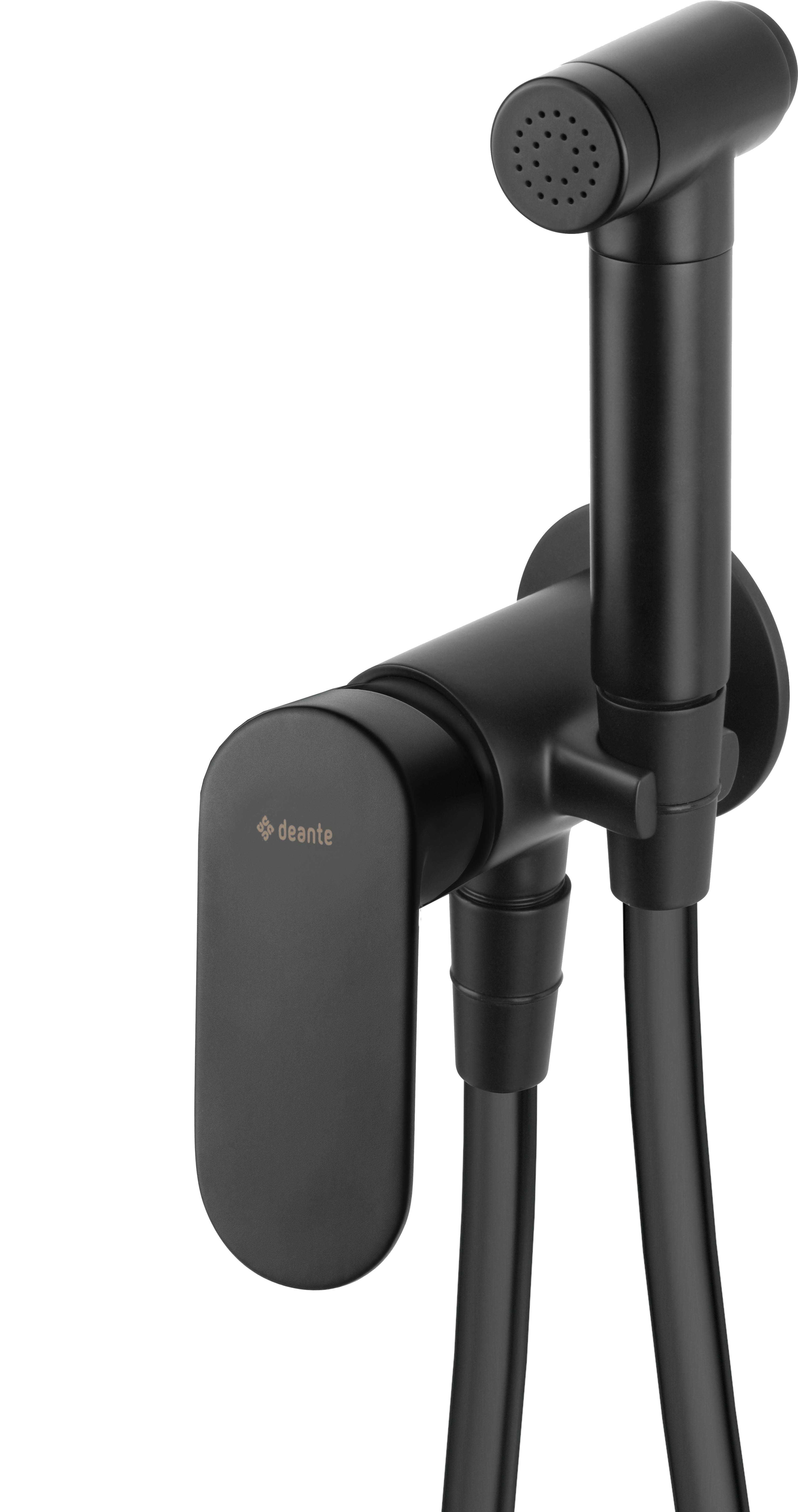 Черен Хигиенен душ за вграждане Alpinia Nero BGA_N34M