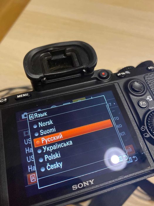 Русификация фотоаппаратов Sony