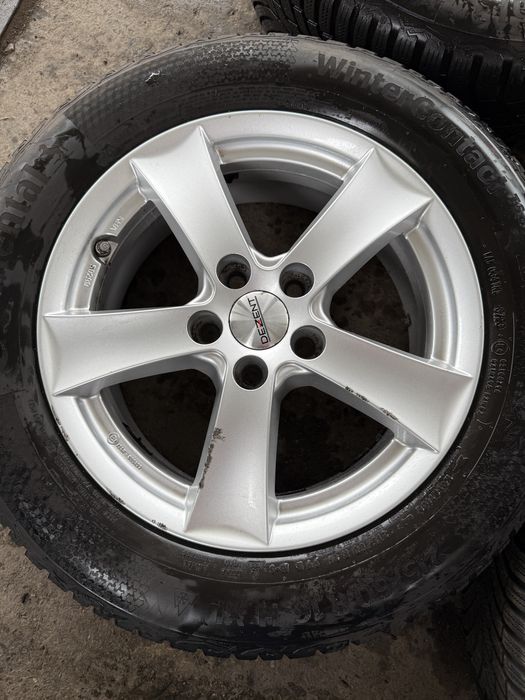 Jante Aliaj 16" Ford Mondeo cu Anvelope Iarna Continental