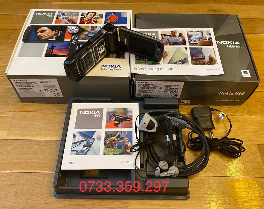 Nokia N93 BLACK ! Full Box ! RARITATE Vintage colectie